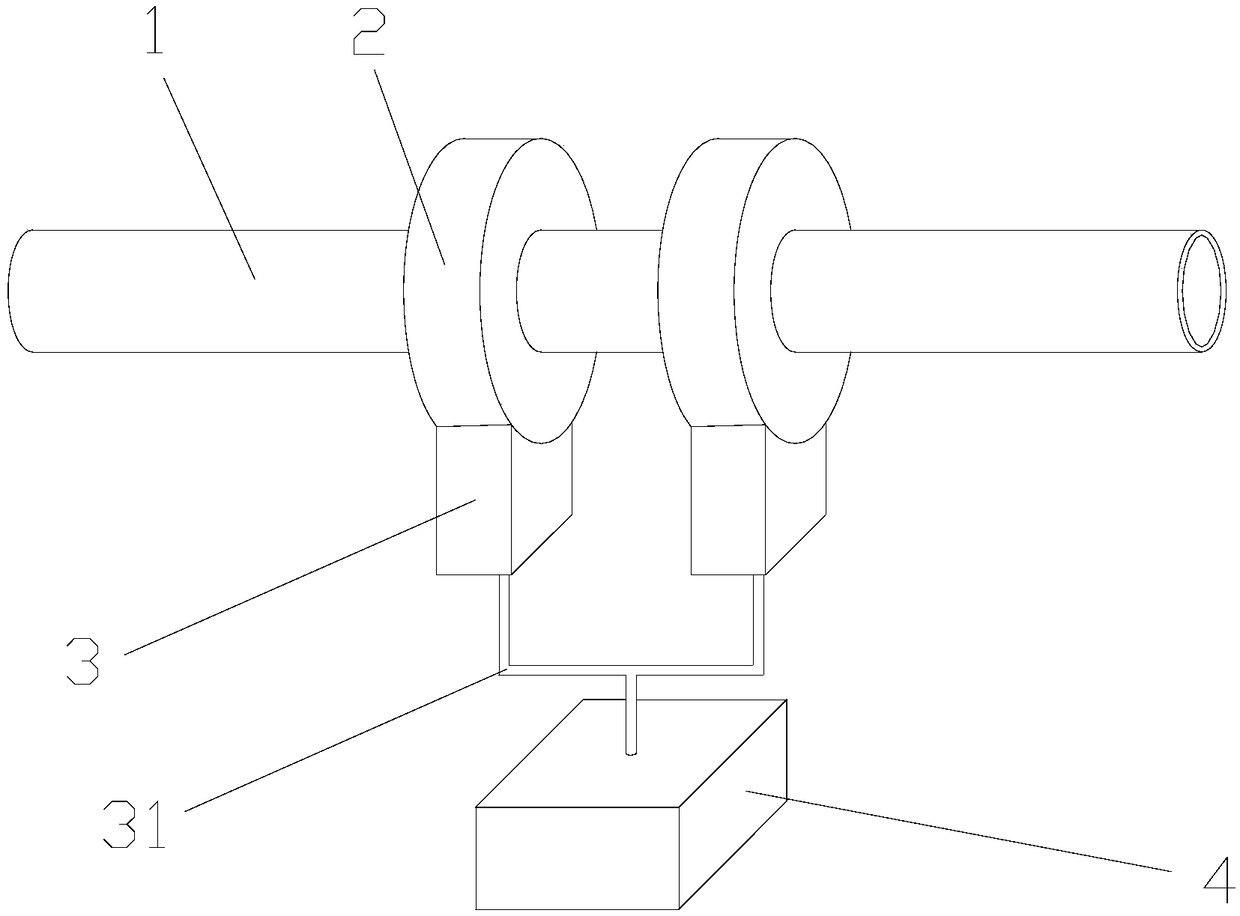 Dust removal pipeline for water curtain net