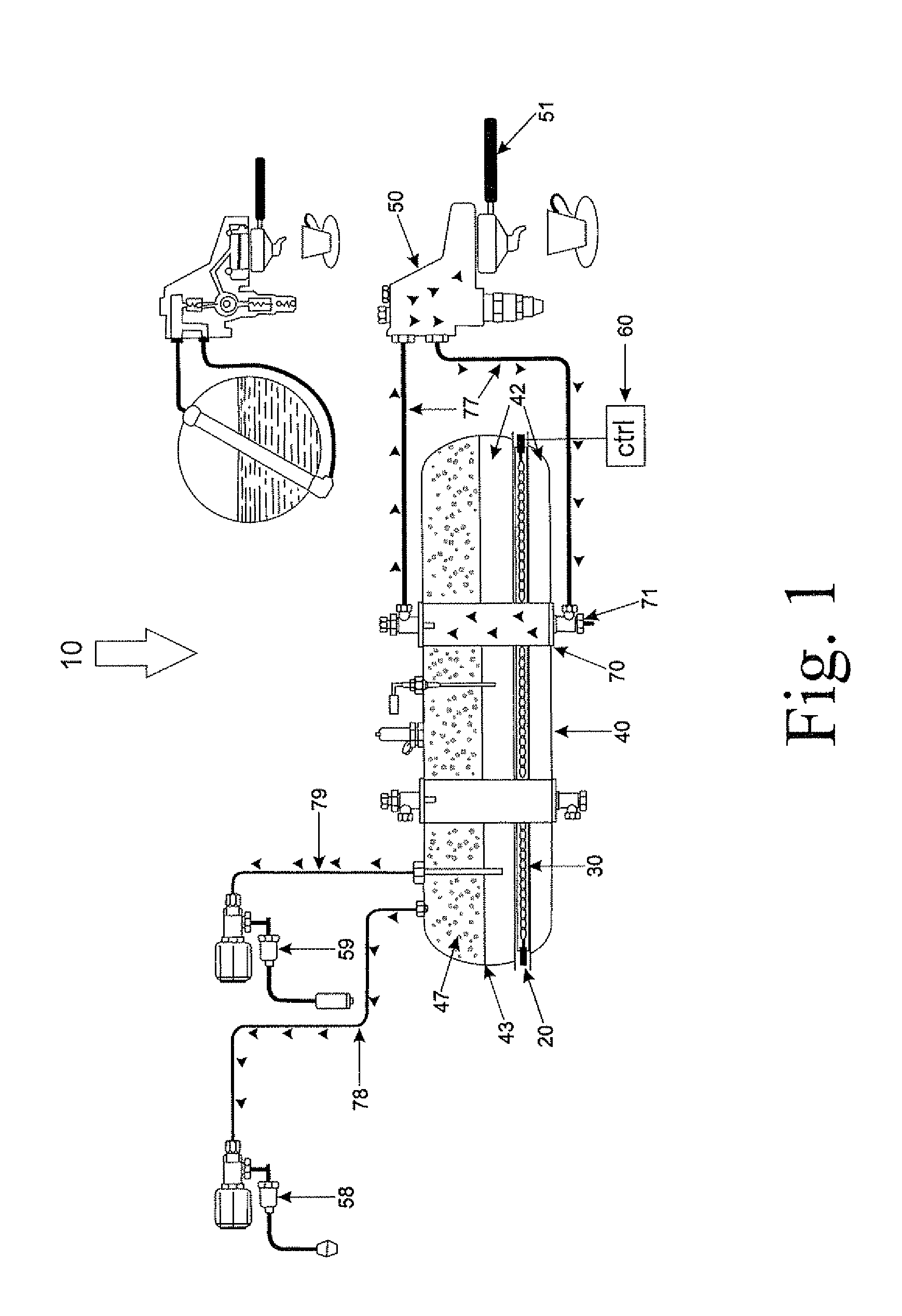 Coffee-making machine with semi-external high voltage halogen or infra red heating element