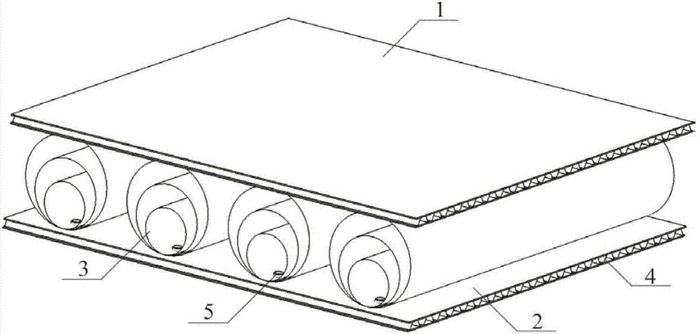 Engaged round pipe shock-resistance multistage energy absorbing device
