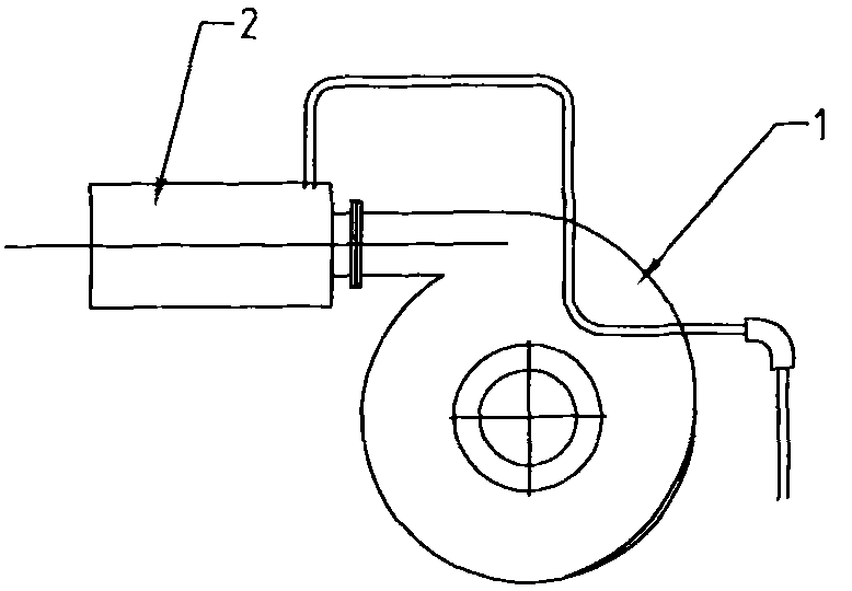 Combustor of large rotating furnace