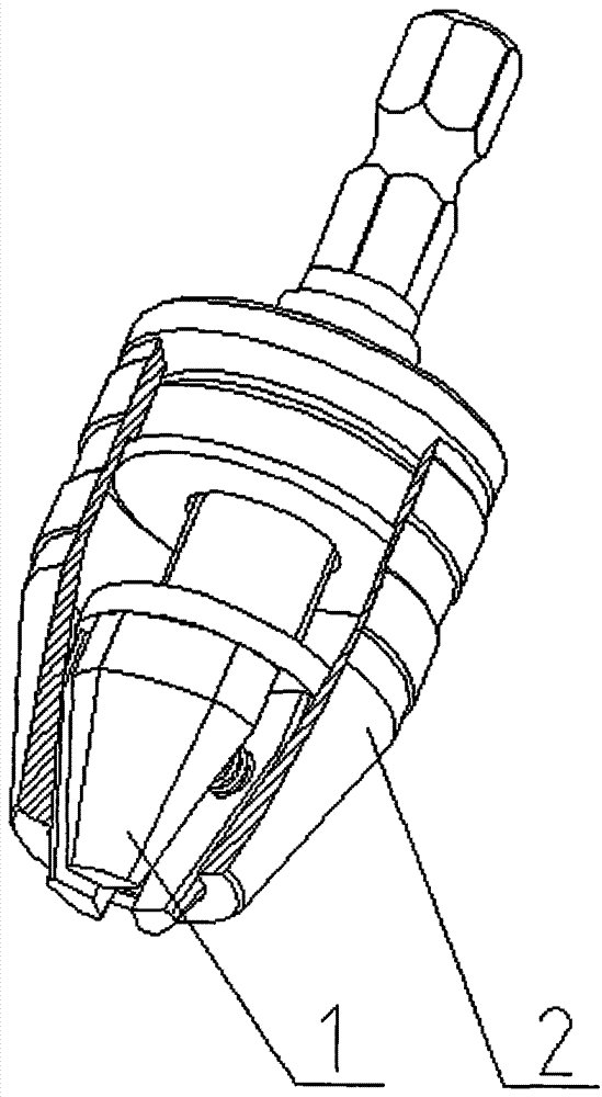 Dual-wire contact collet jaws