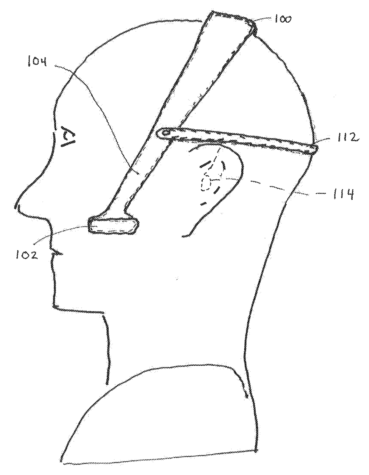 Method and device for nasal dilation by applying force to a target cheek area without mandibular displacement