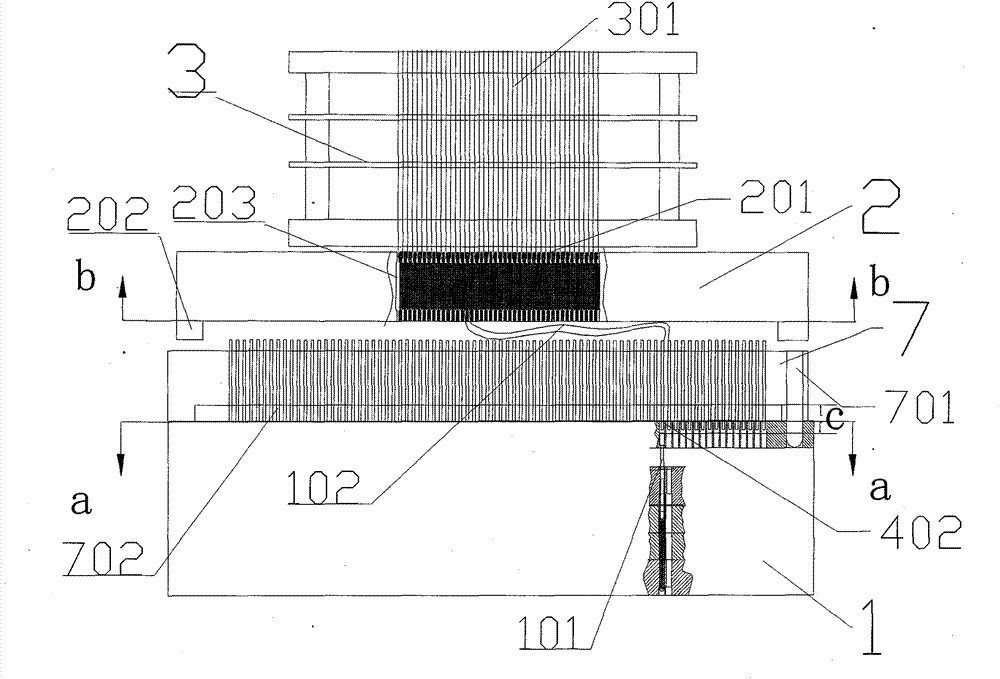 Density conversion method and density conversion device for PCB test machine