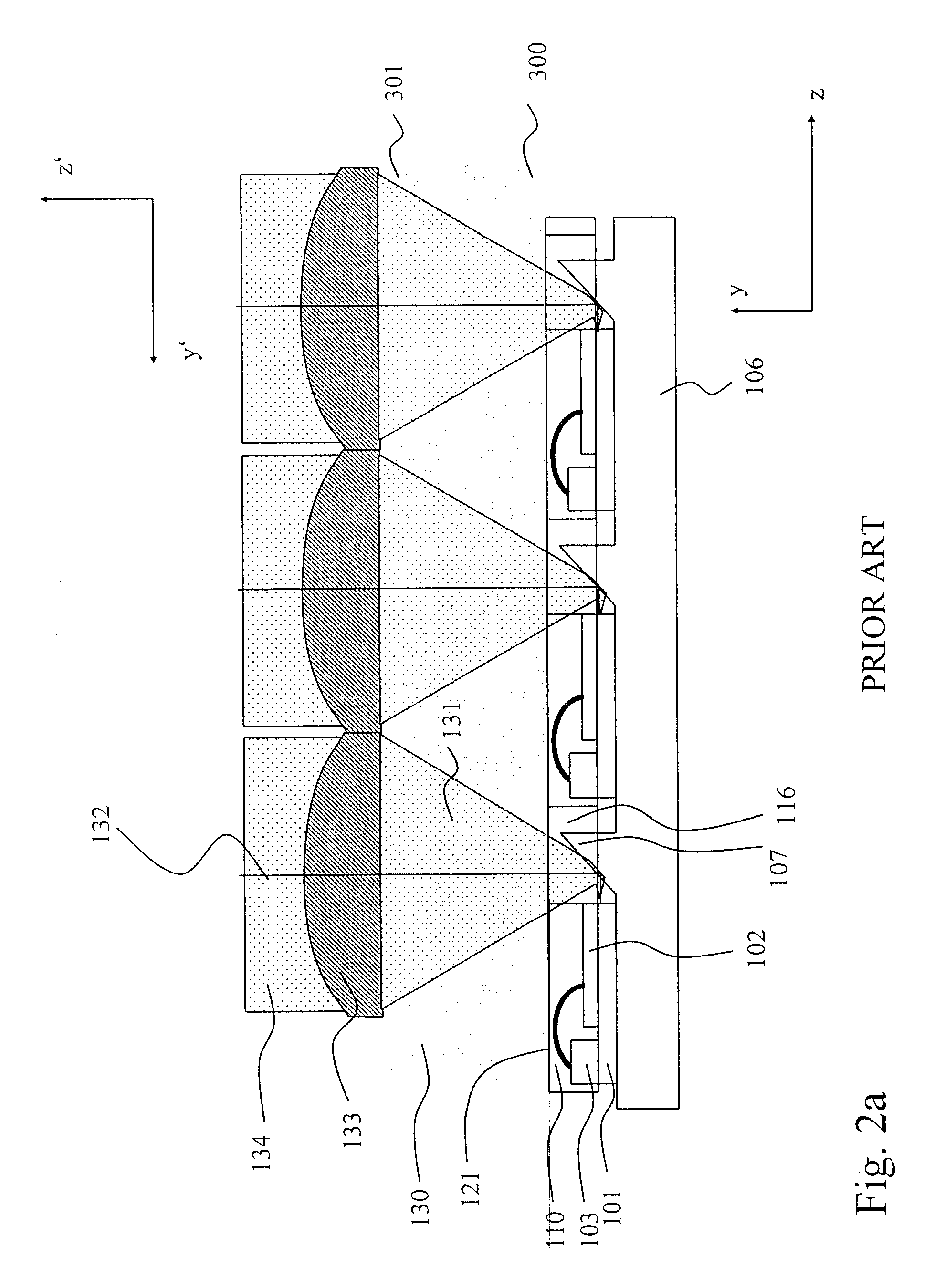 High power laser diode array comprising at least one high power diode laser and laser light source comprising the same