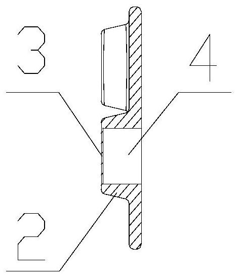 Wire outlet structure, motor and automobile