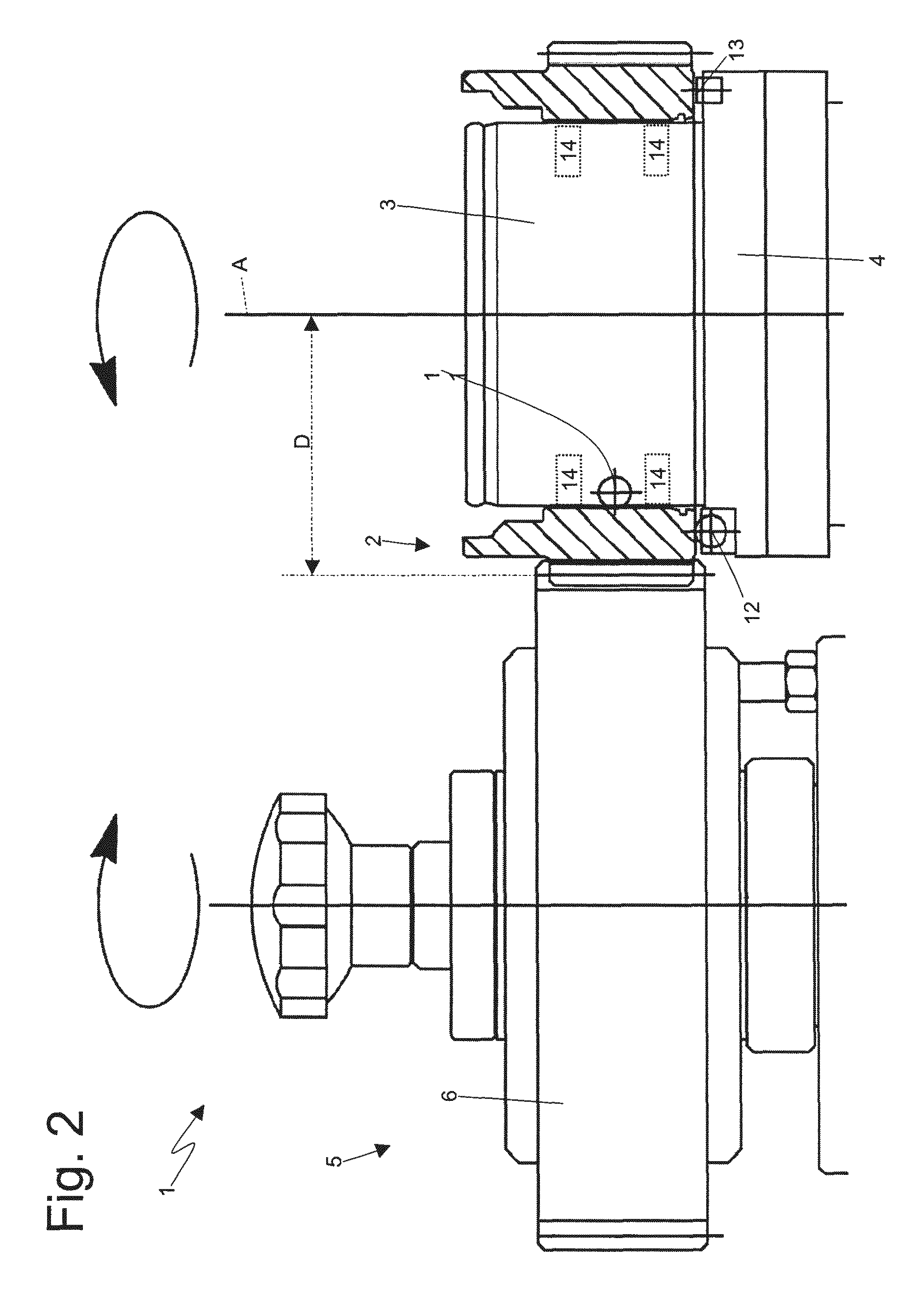 Method and apparatus for measuring a manufacturing deviation in an external gear