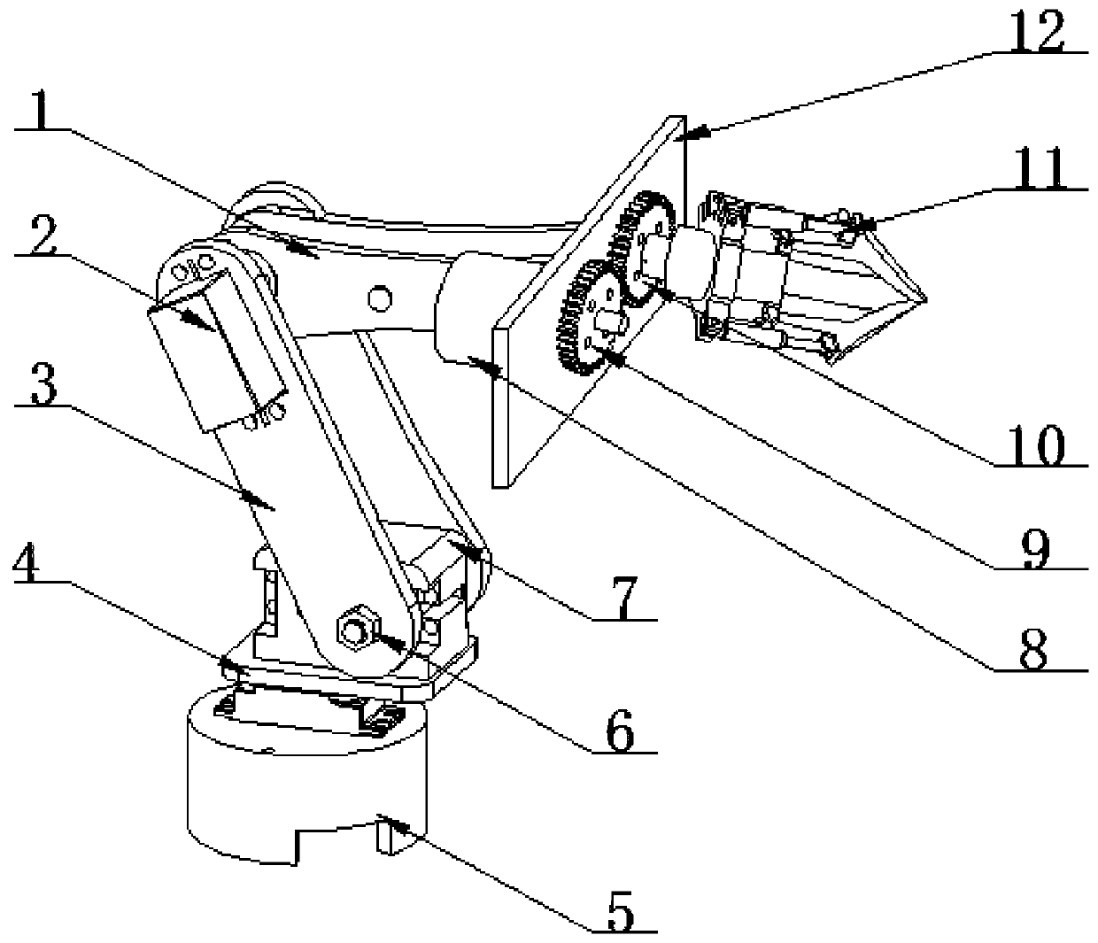 Rotary mechanical hand for machining
