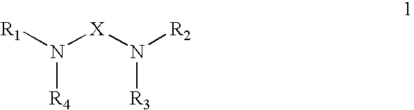 Polyamide curative from substituted amine and dimer fatty acid or ester