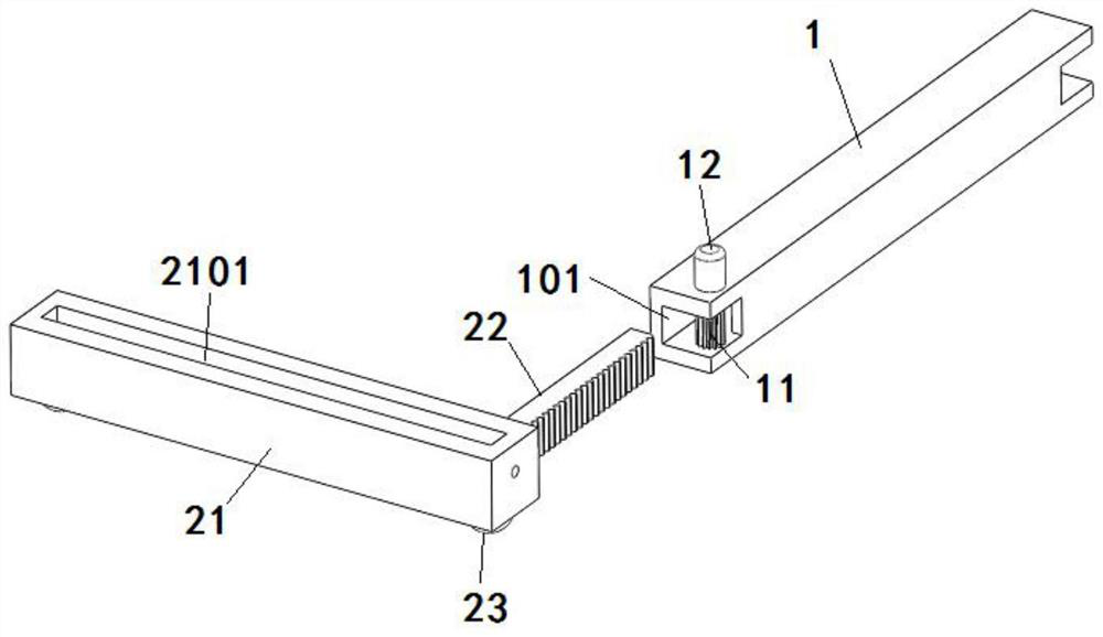 Device for separating glass substrate from spacing packing paper on A-shaped frame