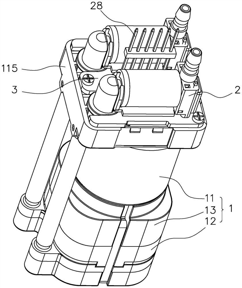 Pump and valve integrated module