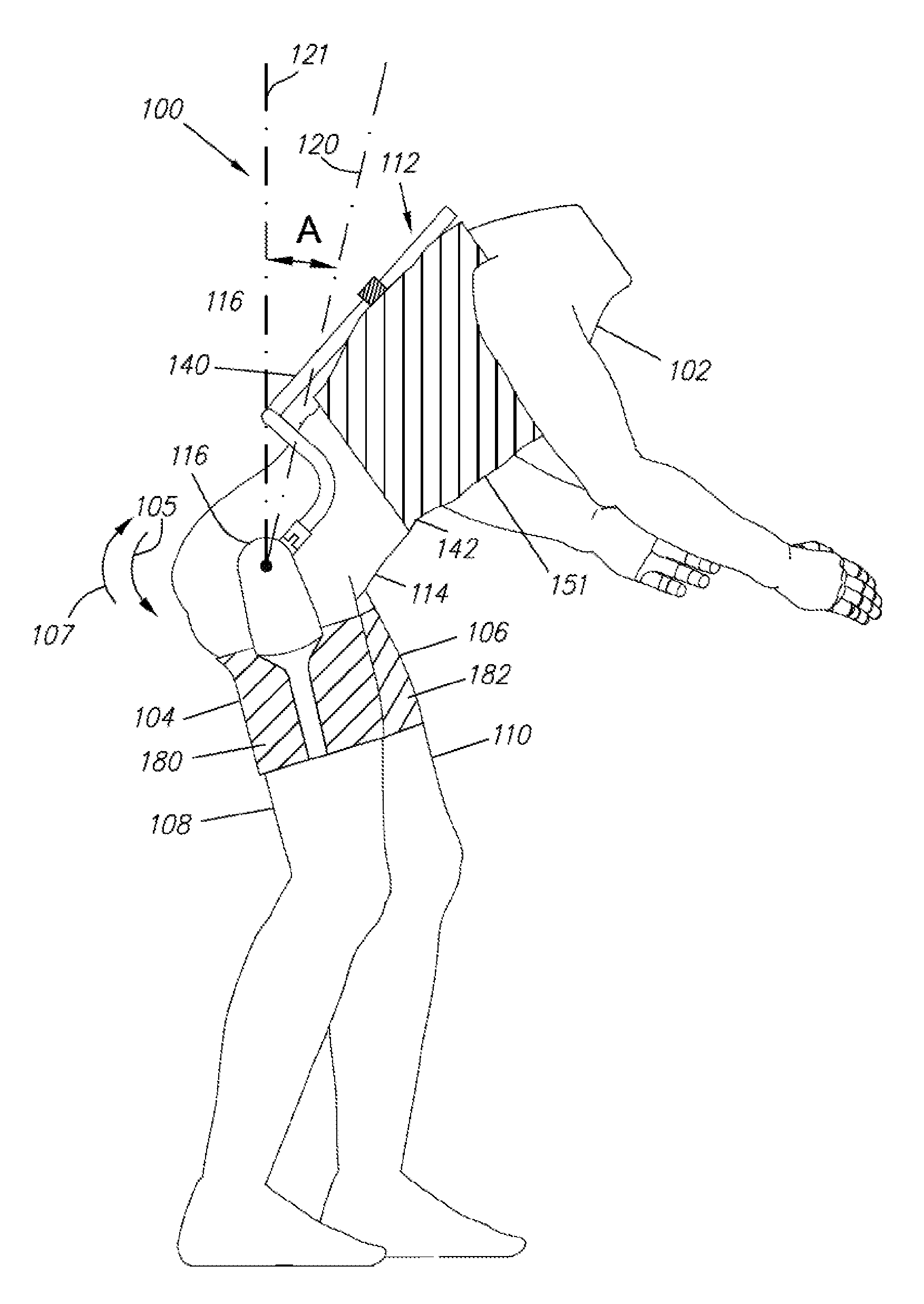 Trunk supporting exoskeleton and method of use