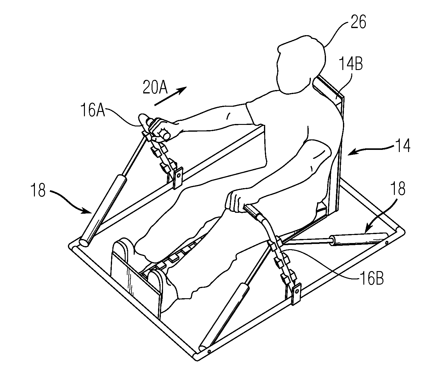 Convertible push and pull exercise machine