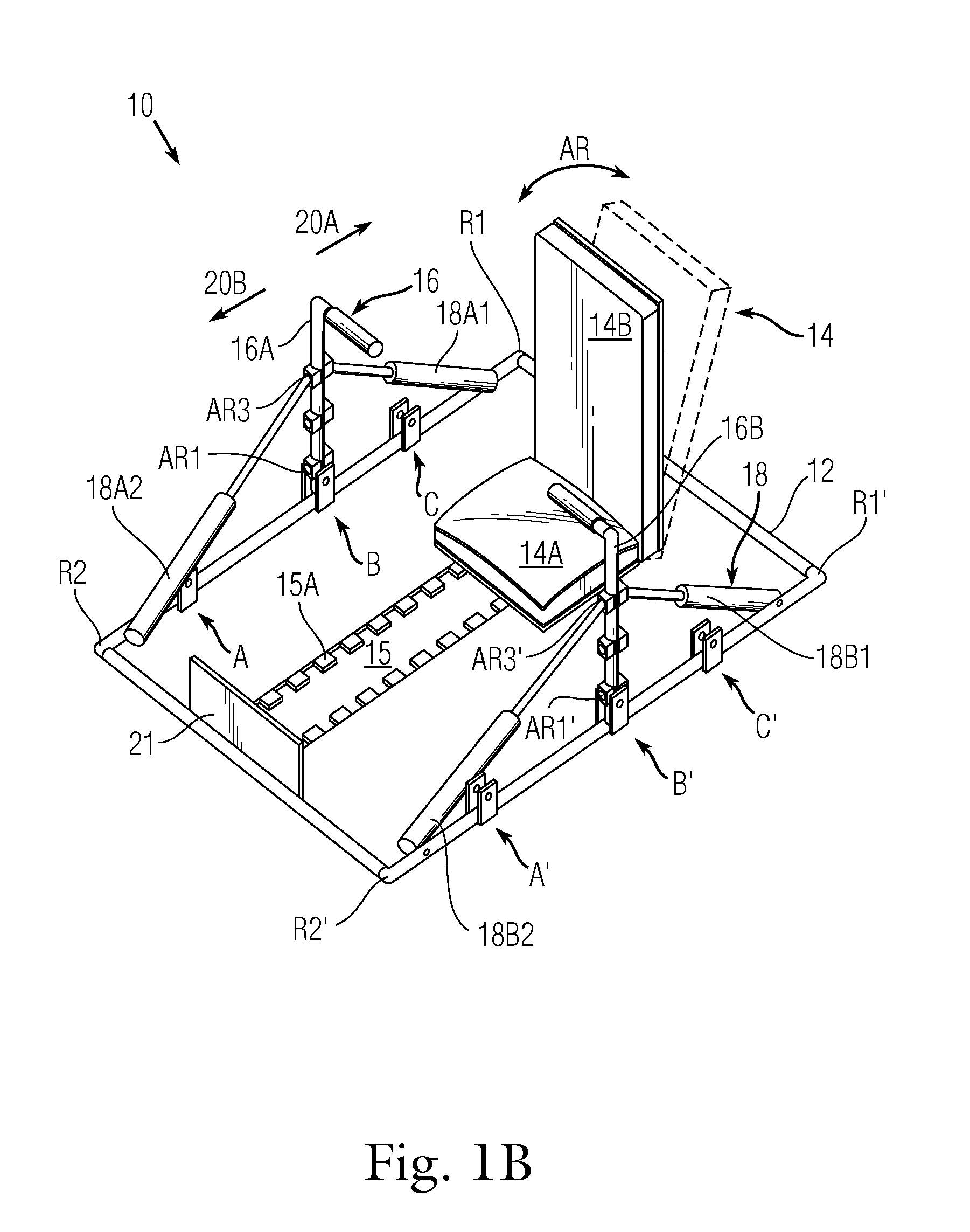 Convertible push and pull exercise machine