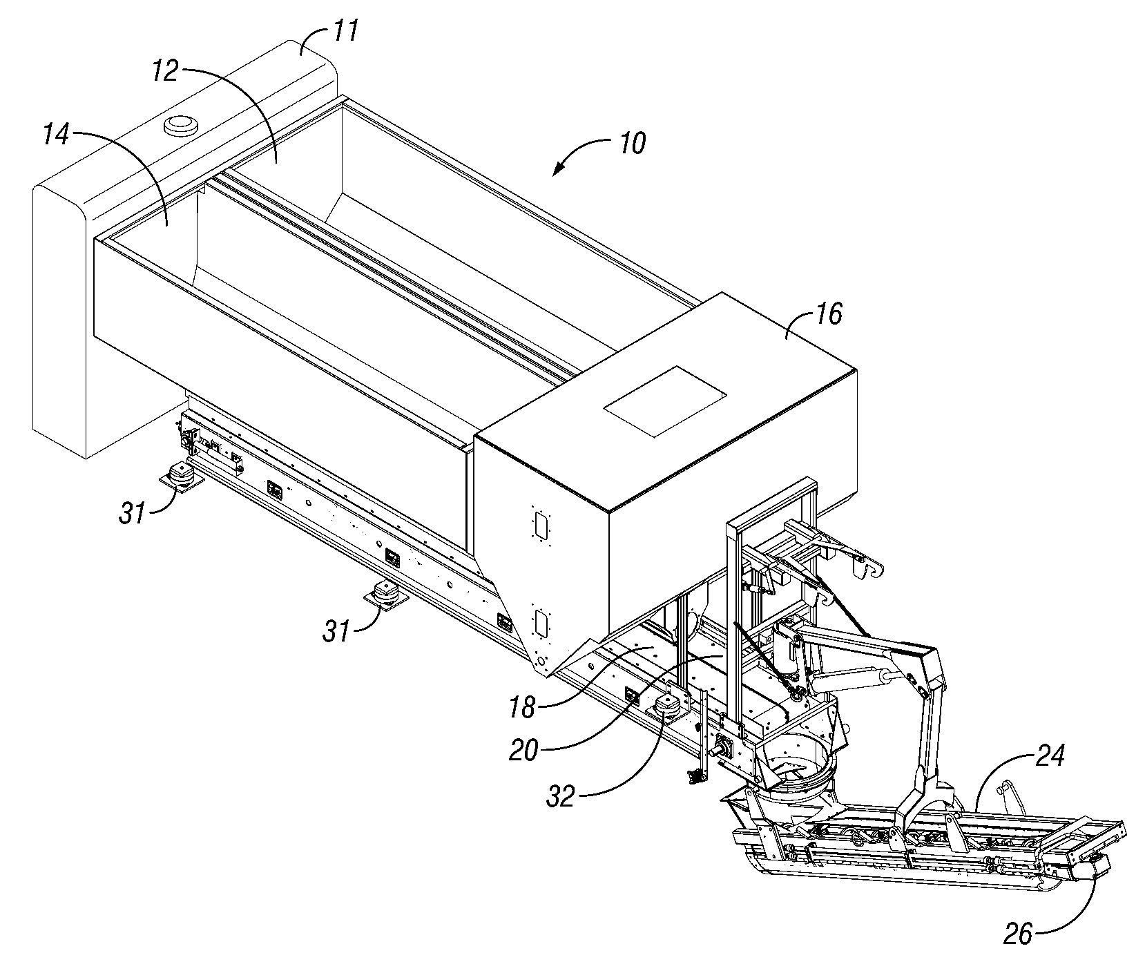 Volumetric concrete mixing method and apparatus