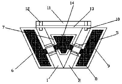 Novel wooden extrusion wedge