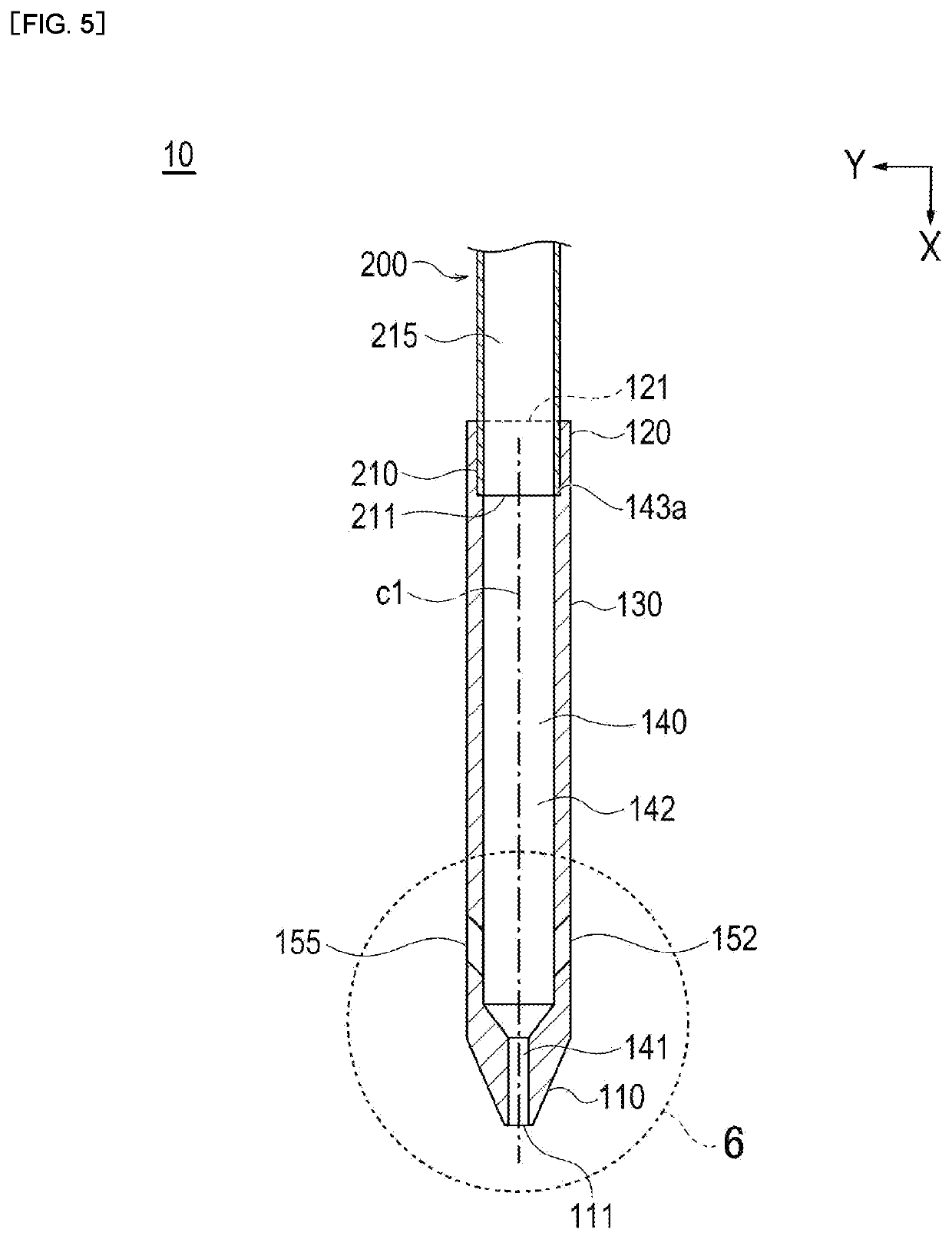 Nozzle, solid matter unloading device, solid matter unloading system, and solid matter unloading method