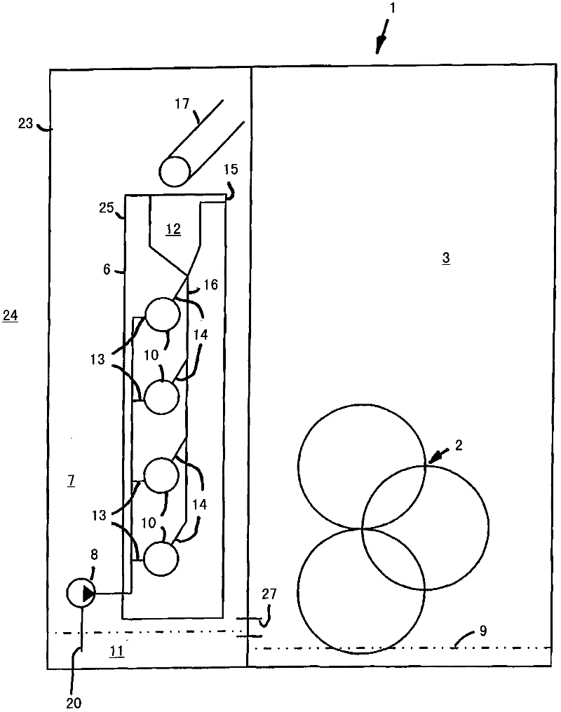 Transmission with electromechanical units and oil loop