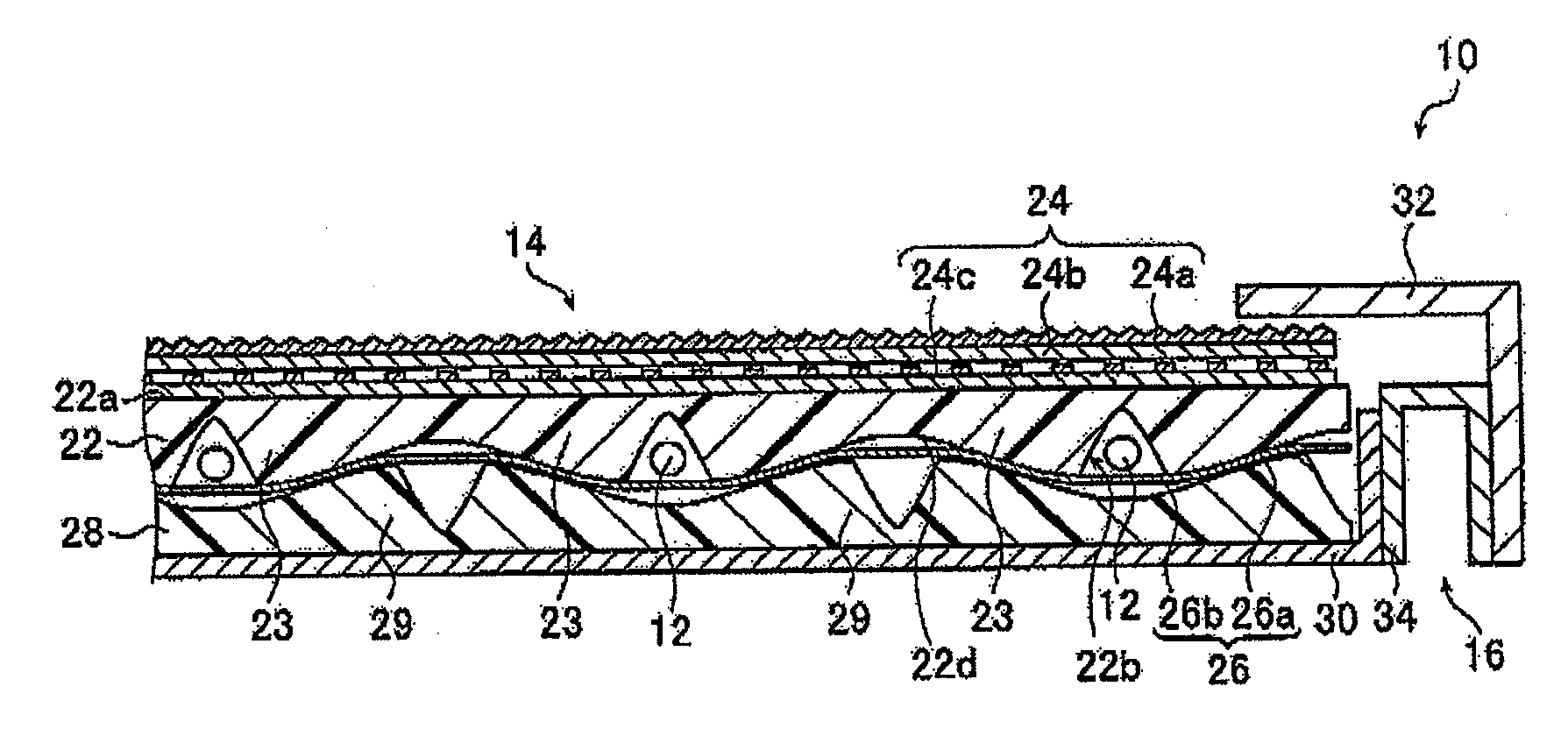 Planar lighting device