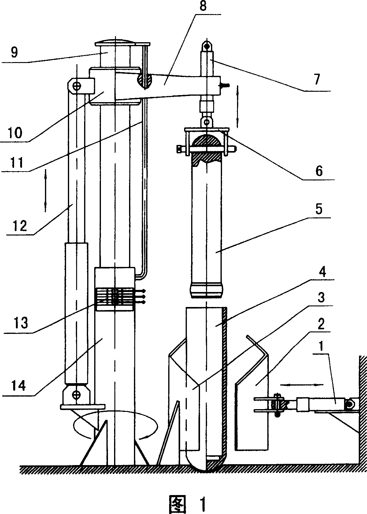 Hydraulic mounting machine of oil cylinder