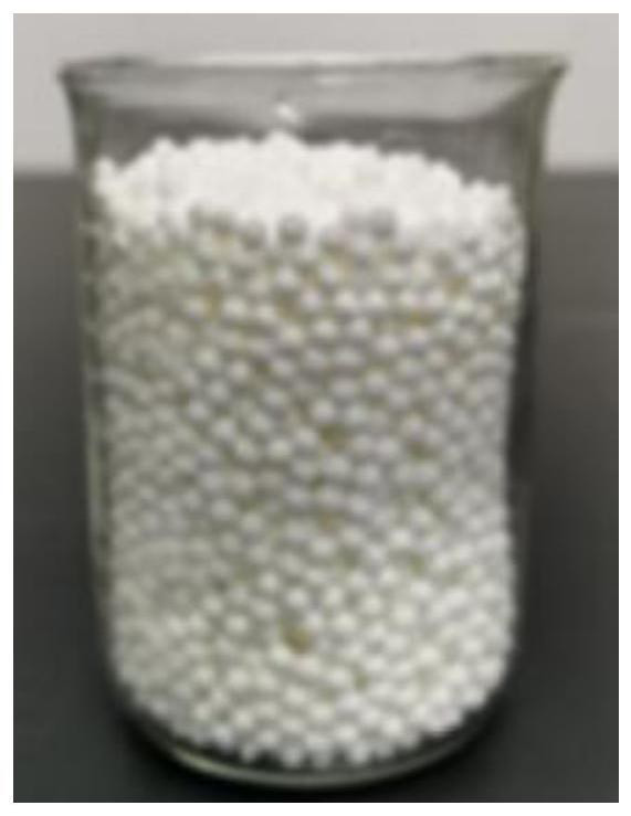 Preparation method and application of hydroxyapatite nanowire sintered porous ceramic beads