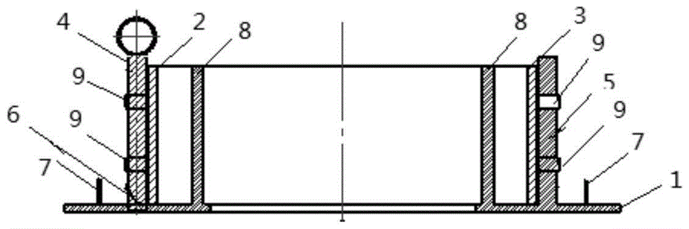 A method for manufacturing a circular test mold for testing mortar and concrete shrinkage cracking