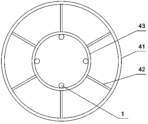 Small-sized cable releasing frame for optical cable