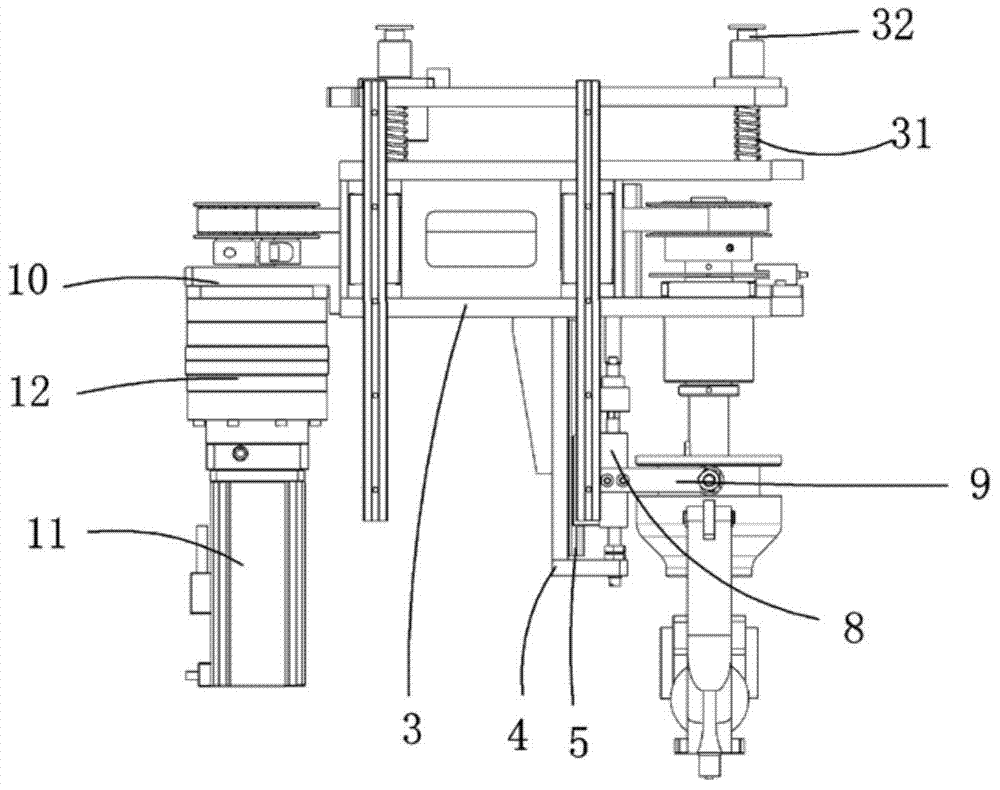 Pressure meter clamping mechanism