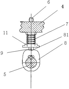 Telescopic pin fast positioning device