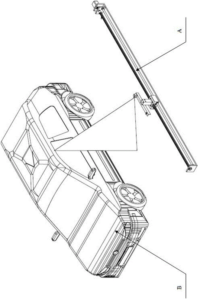 Dynamic vehicle body shape reconstruction system based on surface structured light active vision