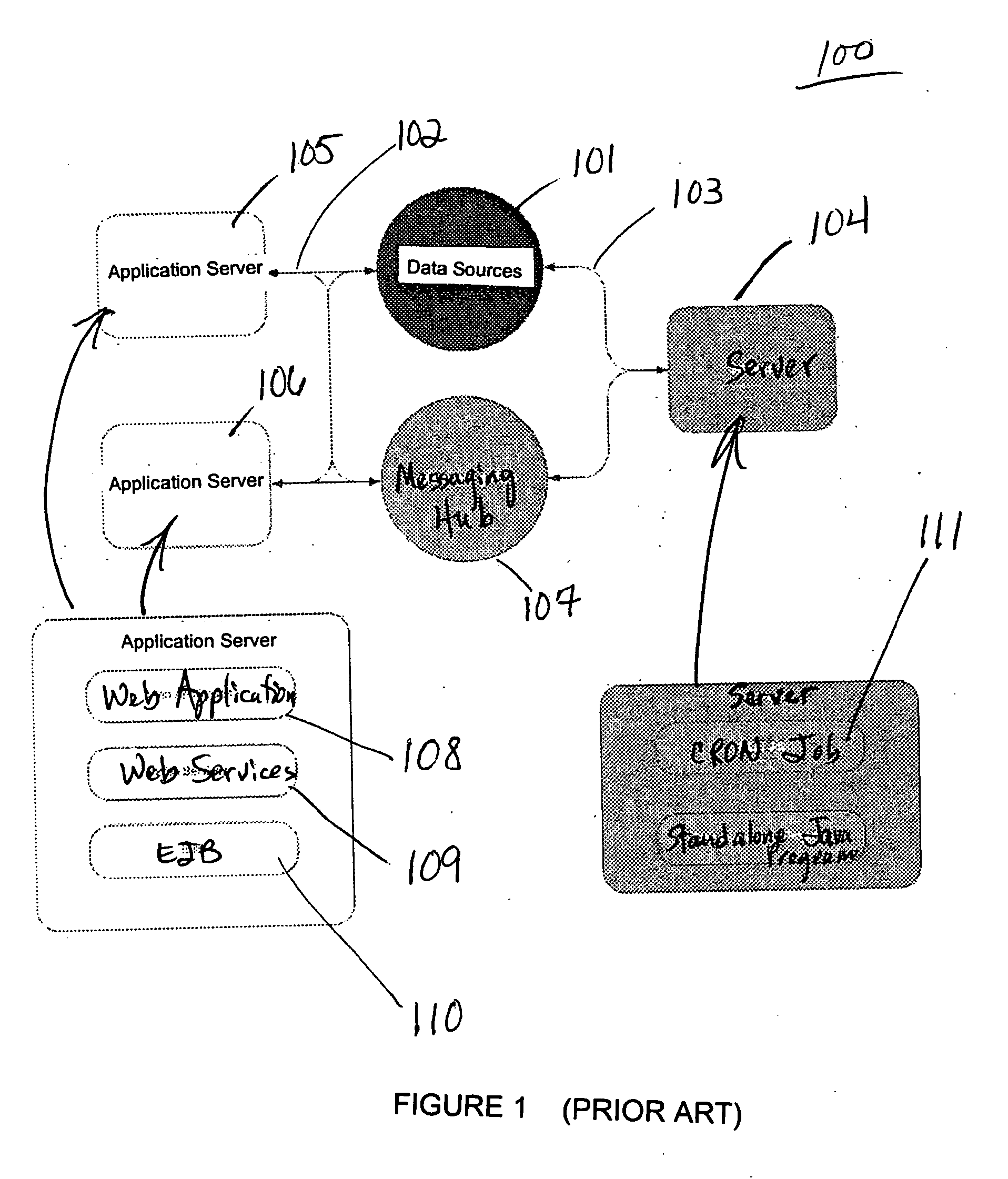 Method and structure for autonomic application differentiation/specialization