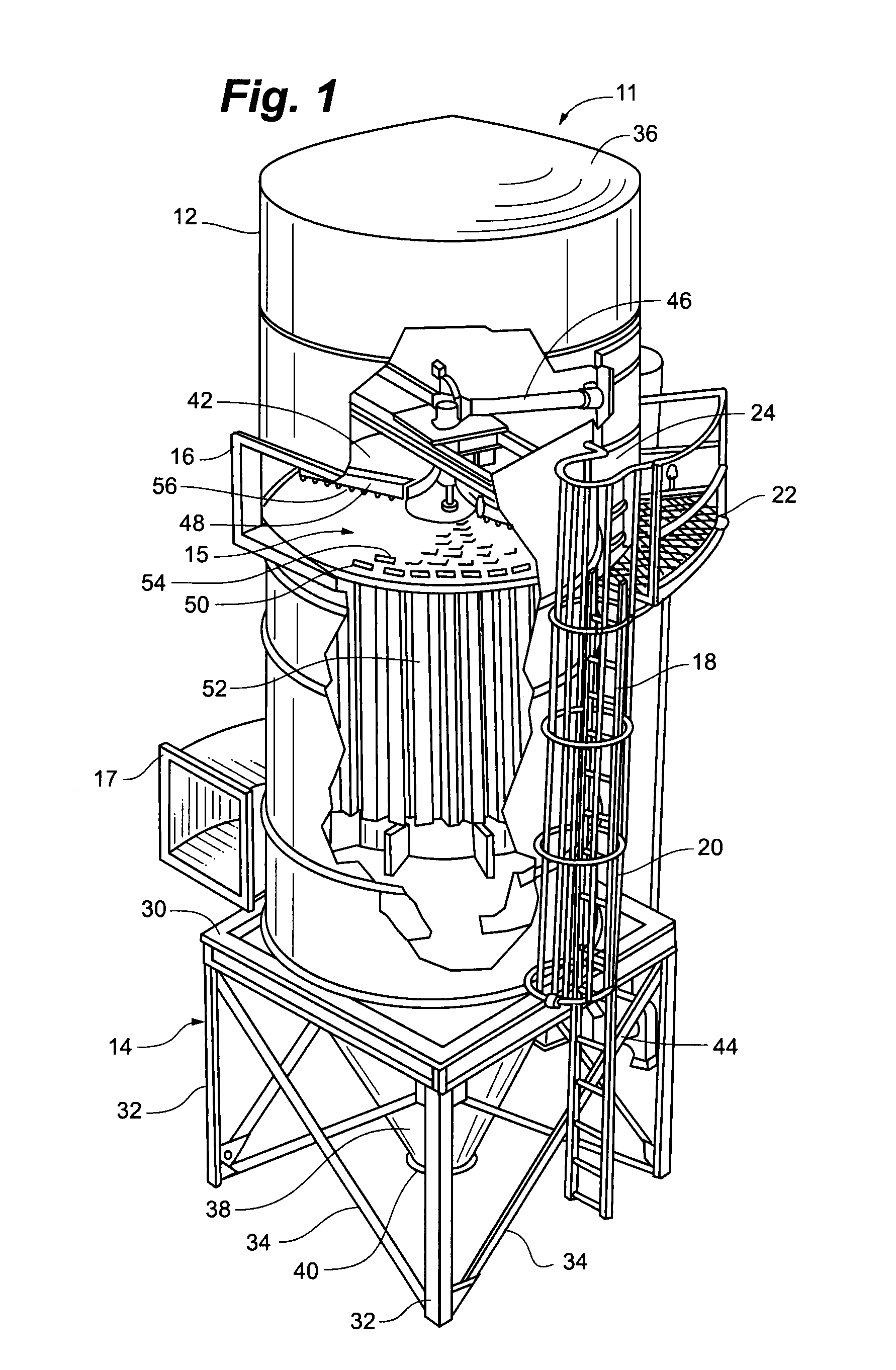 Wire filter cage locking mechanism
