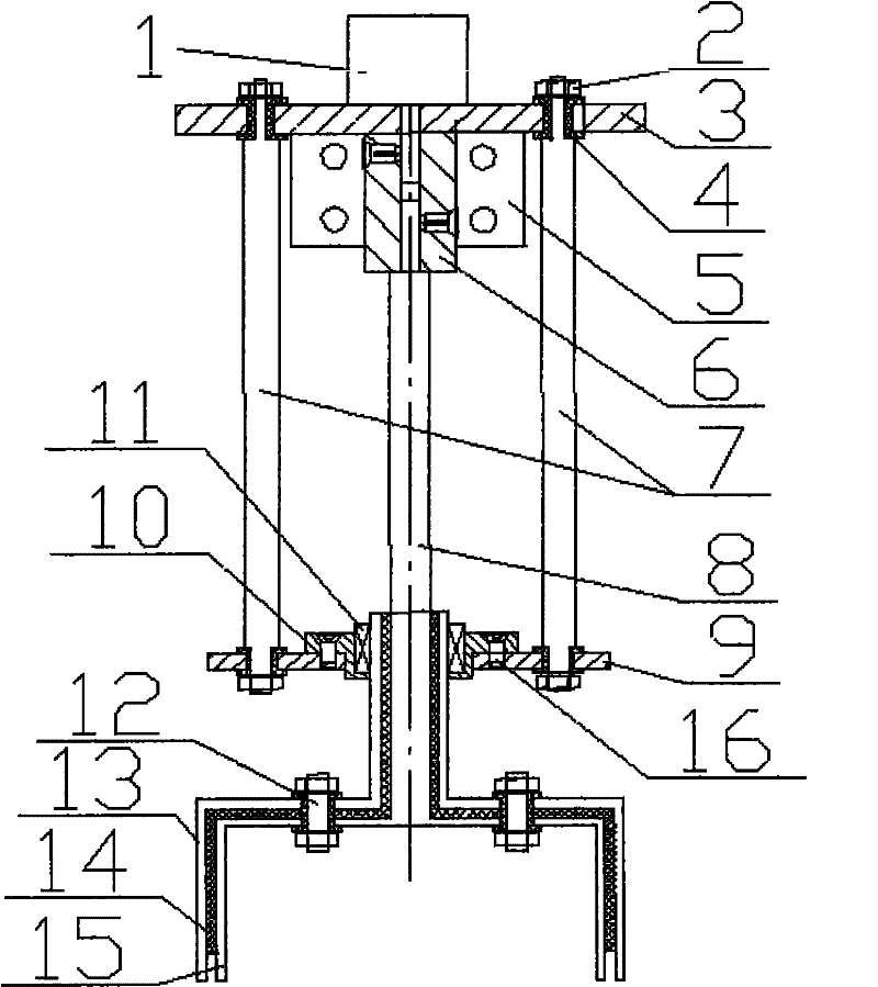 Electro-rheological pendulum shaft cylindrical polishing device