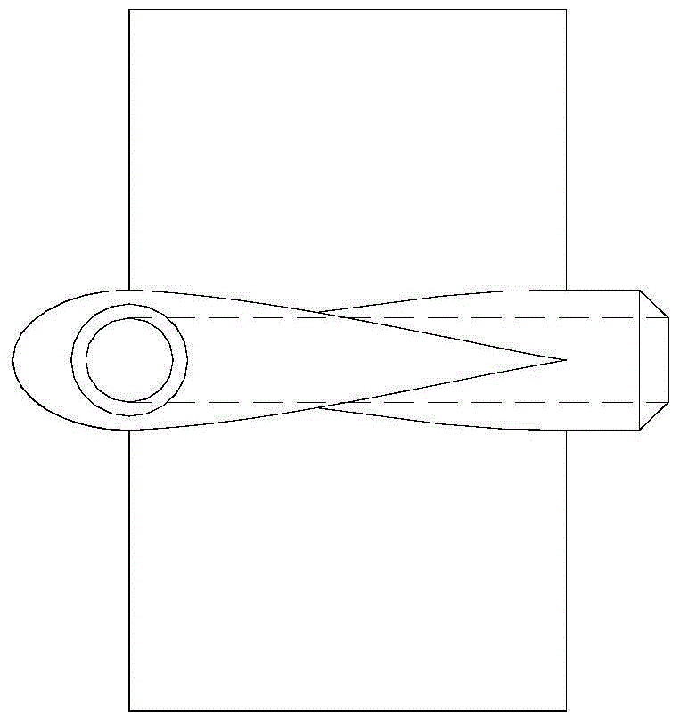 Marine water jet T-shaped hydrofoil rudder