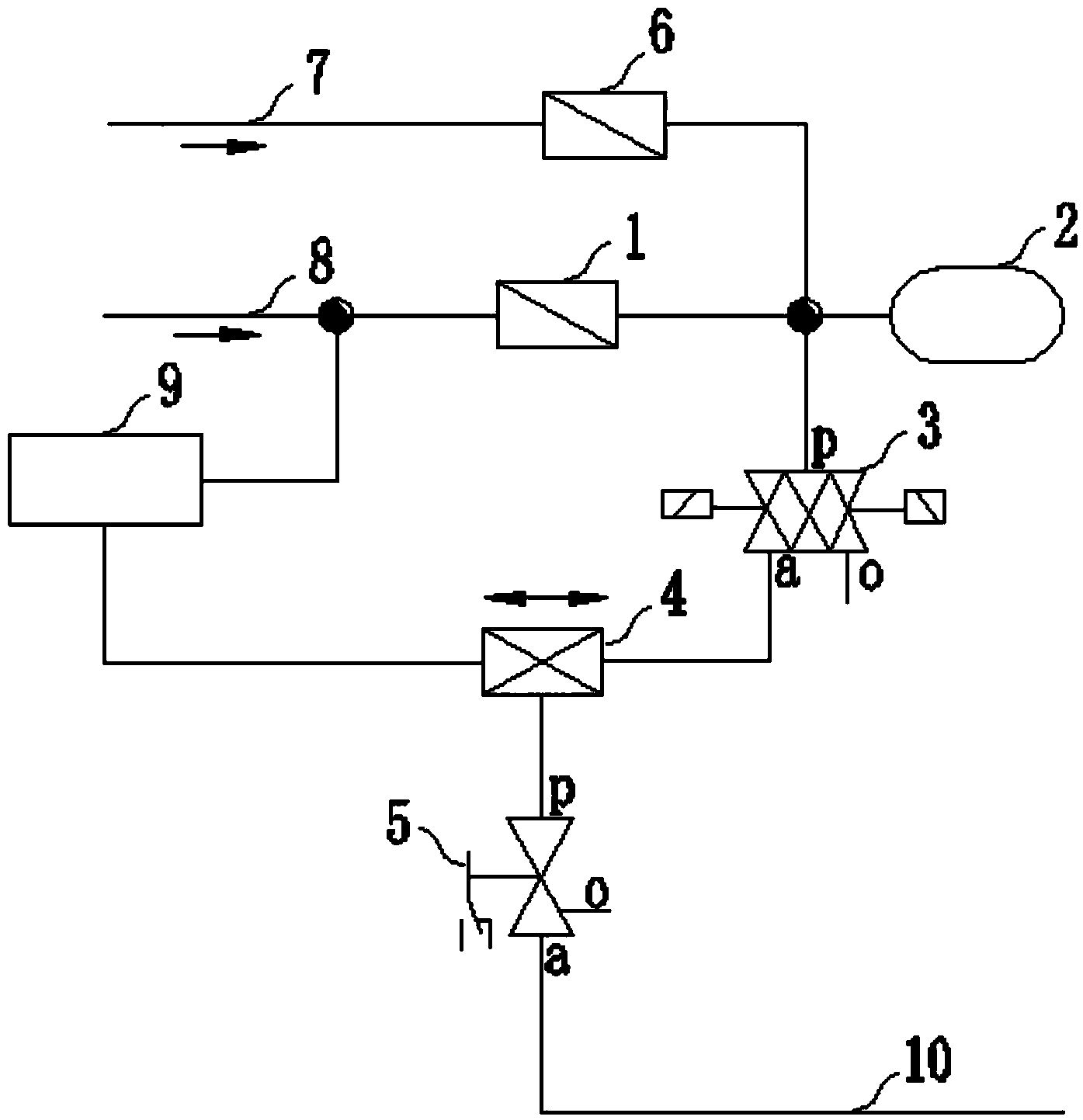 Rapid brake and relieve device and method of parking brake cylinder of fireless loopback locomotive