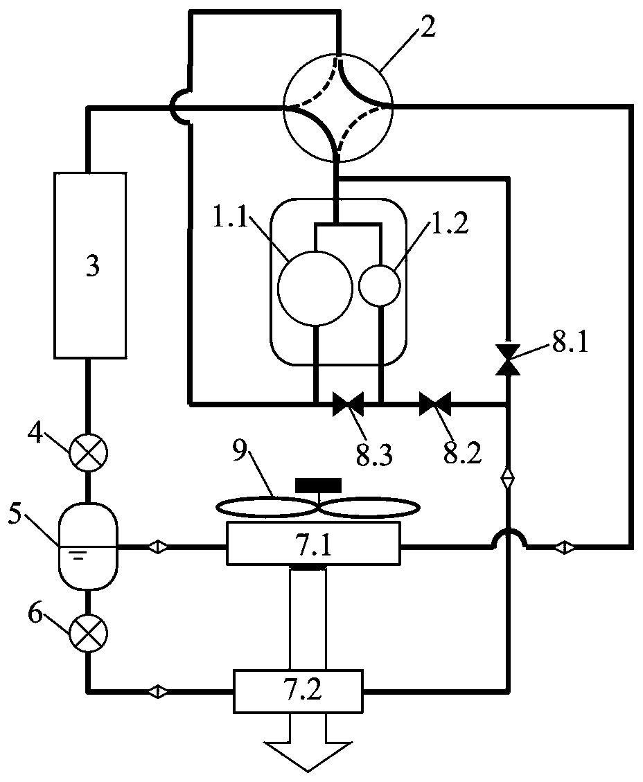 Air conditioning system capable of regulating temperature and dehumidifying and control method thereof