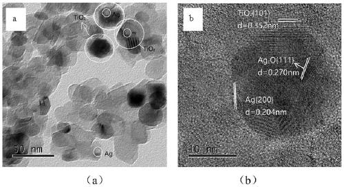 Preparation method of composite p-n type heterojunction photocatalyst and VOCs photocatalytic degradation method