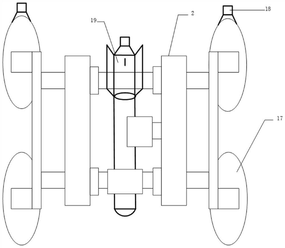 A submersible retractable device