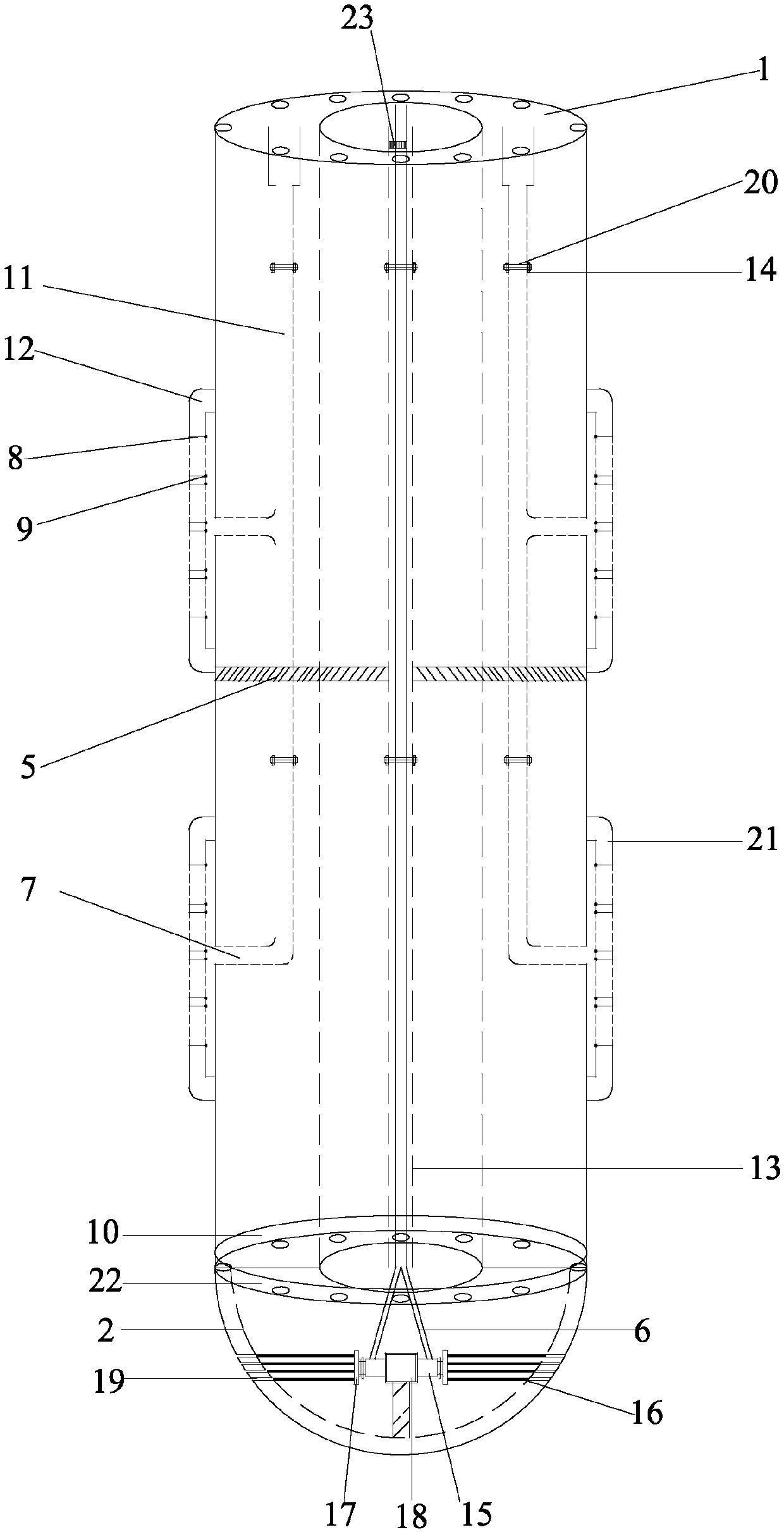 Prestressed concrete pipe pile combining post grouting technology with expanding technology, and production method thereof