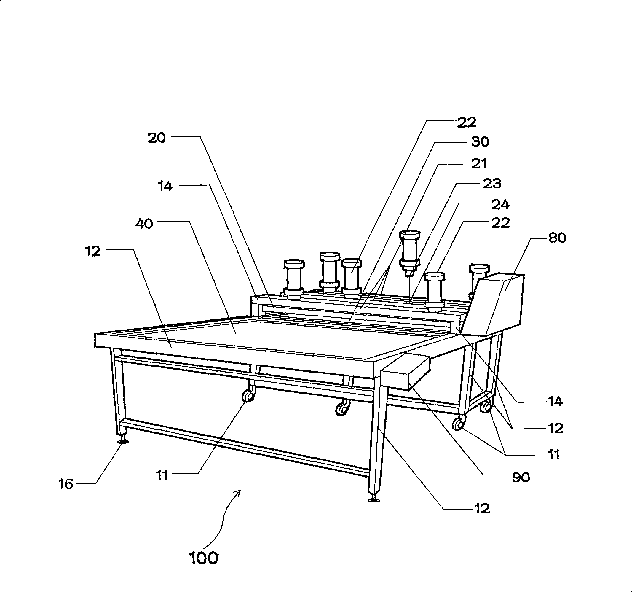 Plat type heat transfer machine