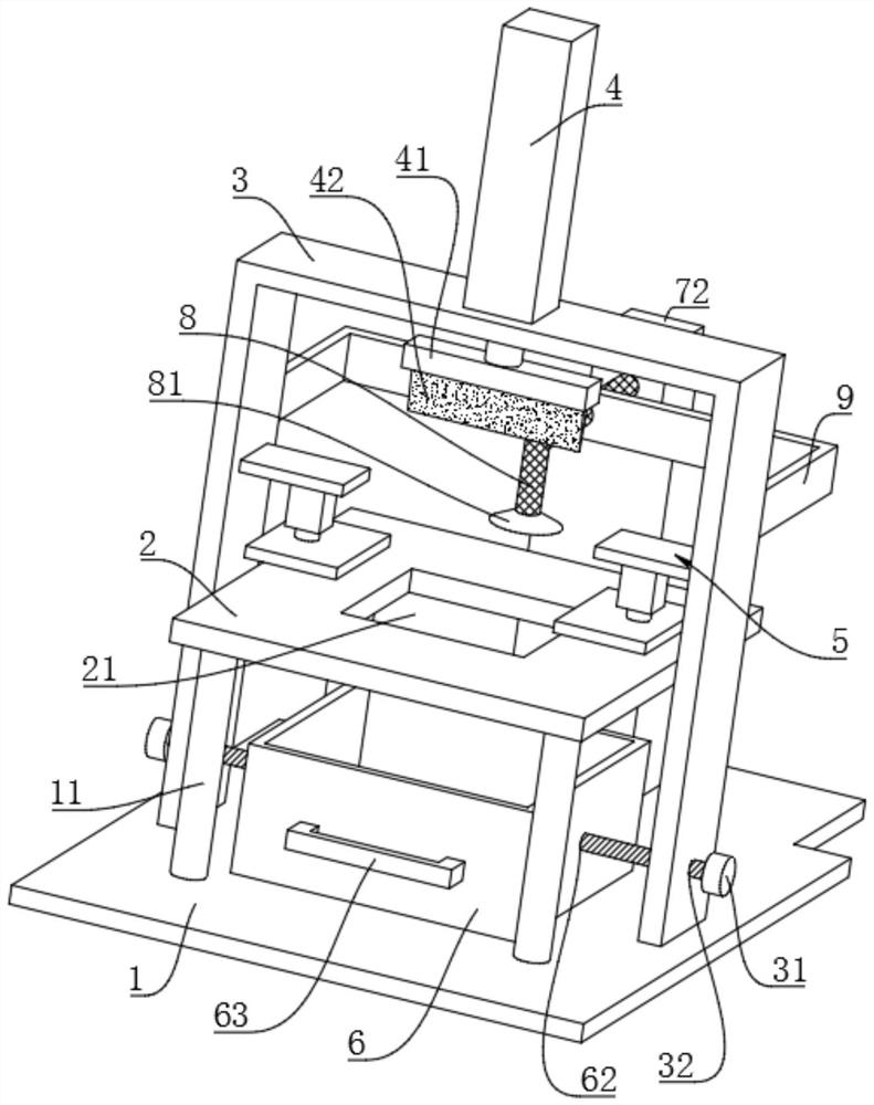 Detection device for gloves containing metal wires