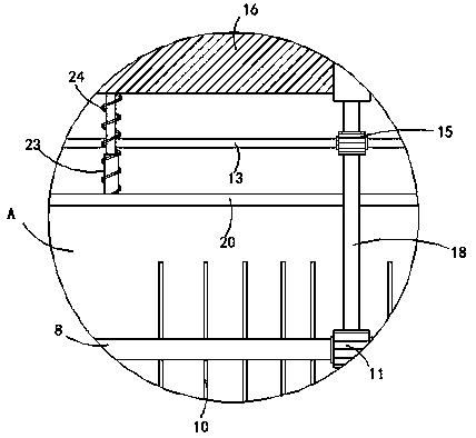 Lime milk stirring device for calcium-based wet desulfurization