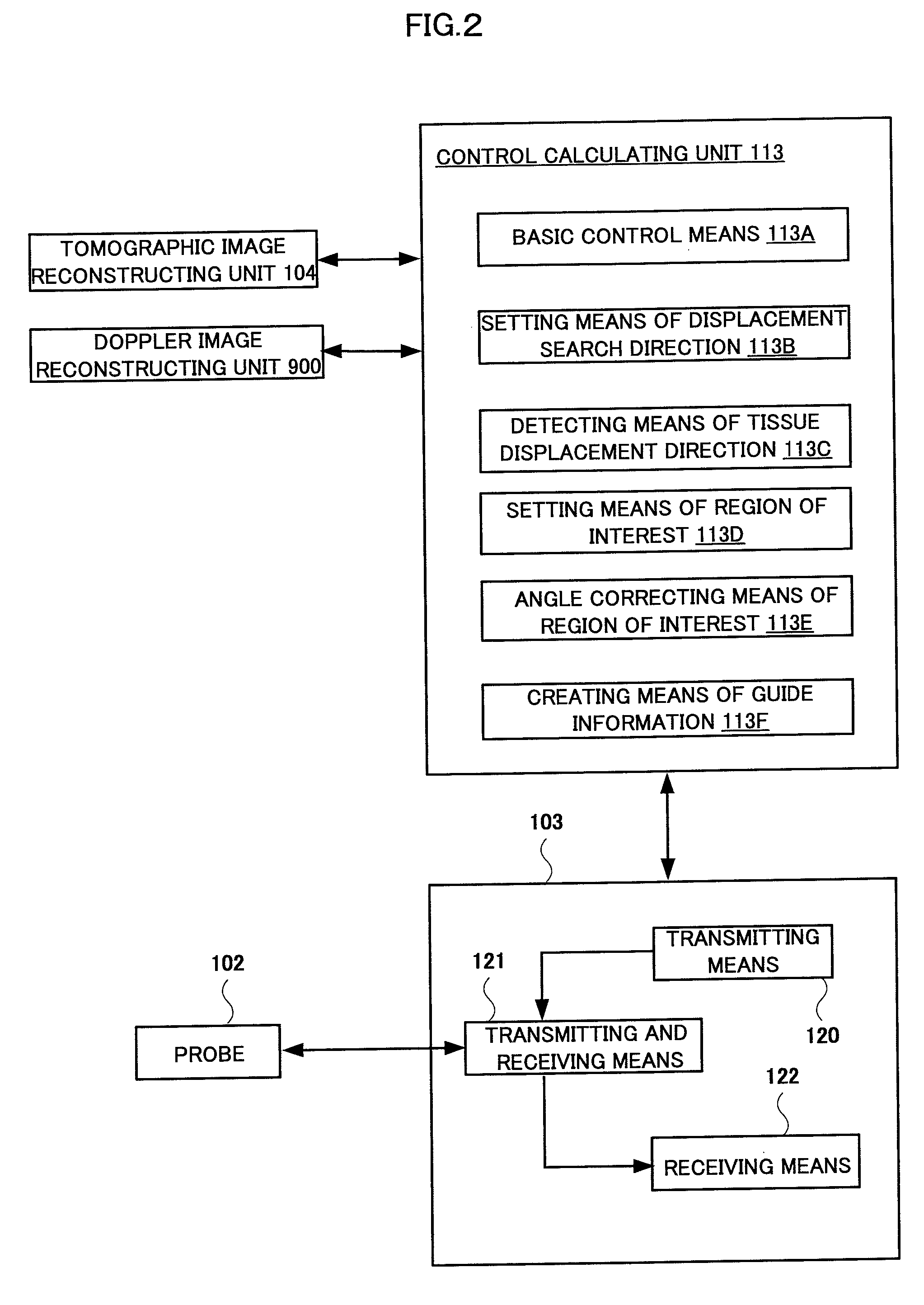 Ultrasound diagnostic apparatus, program for imaging an ultrasonogram, and method for imaging an ultrasonogram