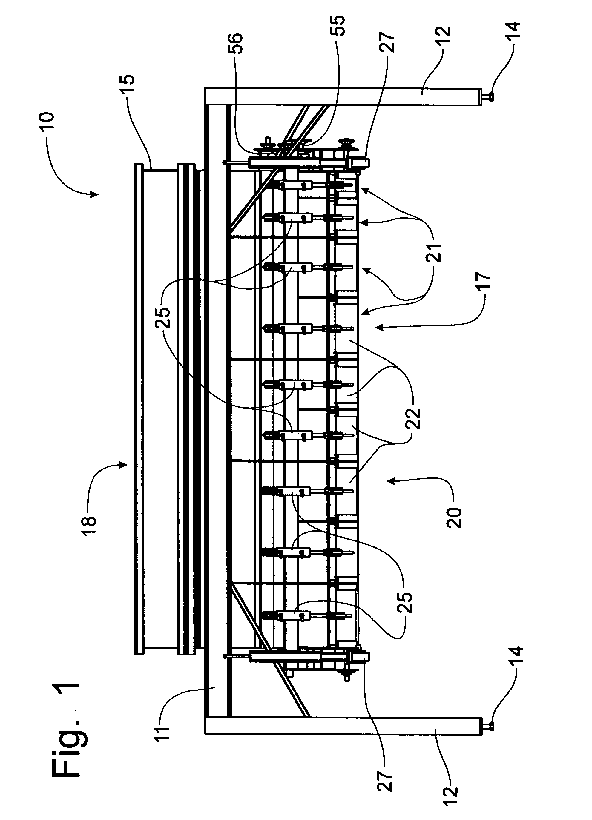 Segmented auger for a concrete dispensing apparatus