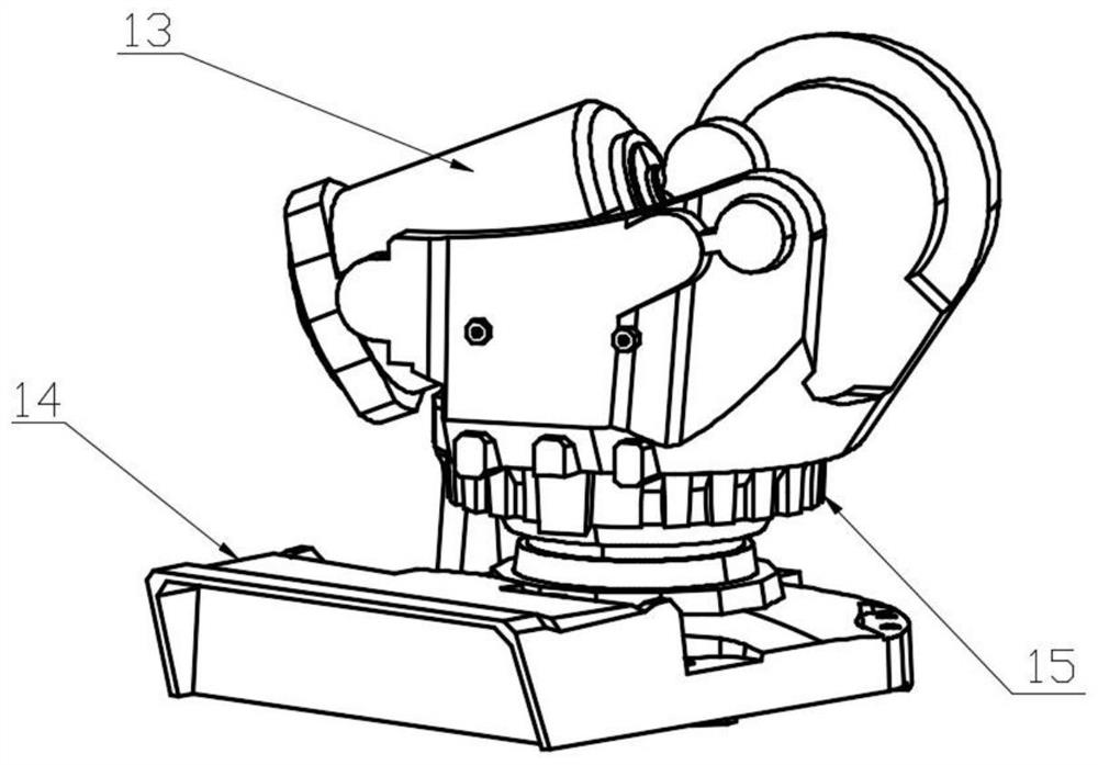 Rigid-flexible coupled robotic arm with built-in vision sensor and its deformation detection method