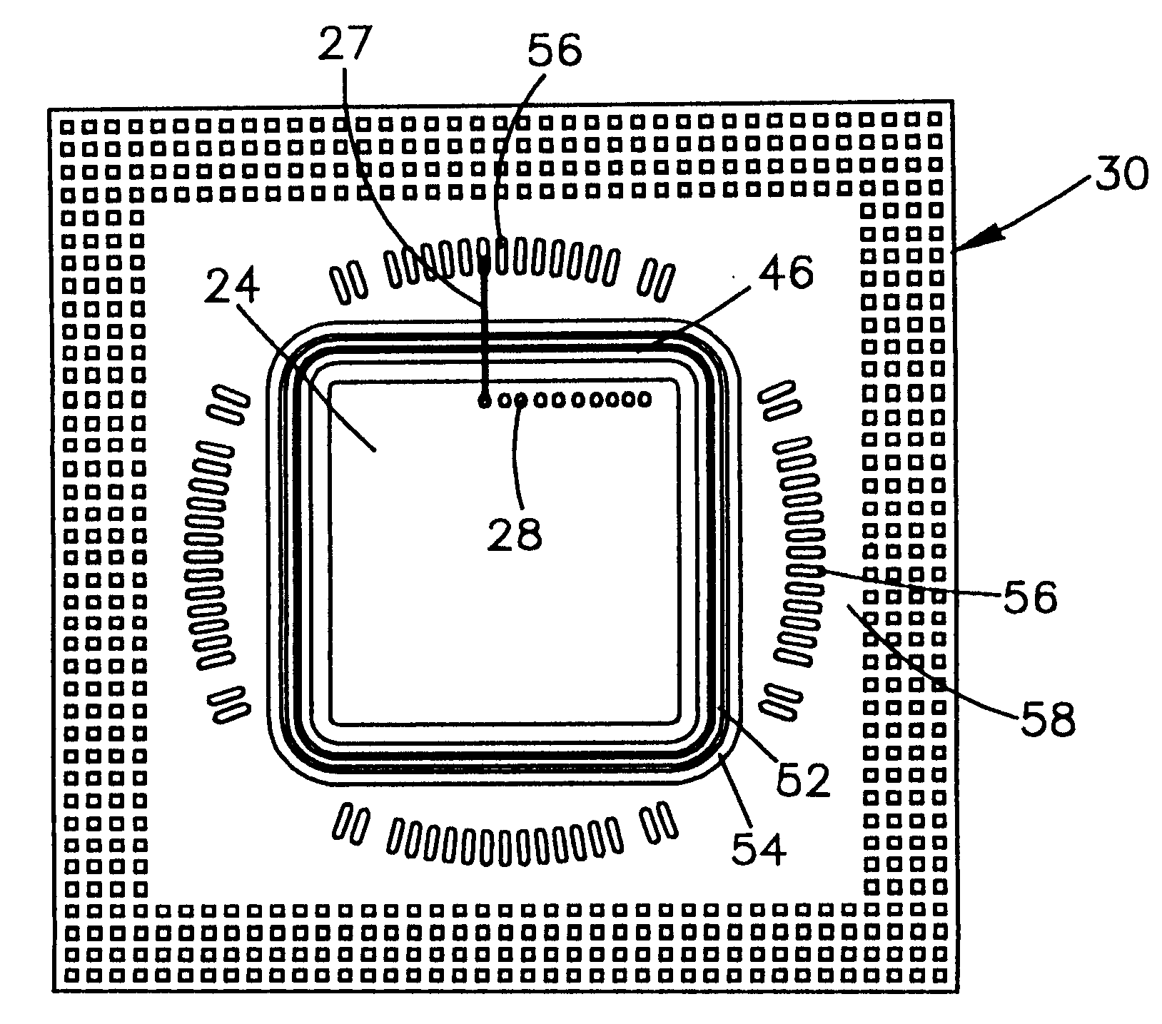 Structure for preventing adhesive bleed onto surfaces