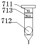 Adhesive dispensing device of LED lamp