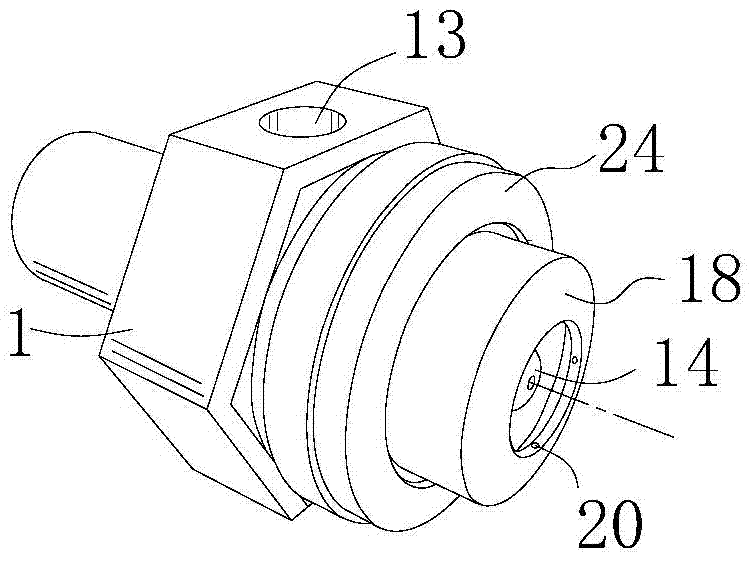 A high and low pressure internal and external hybrid air atomizing nozzle