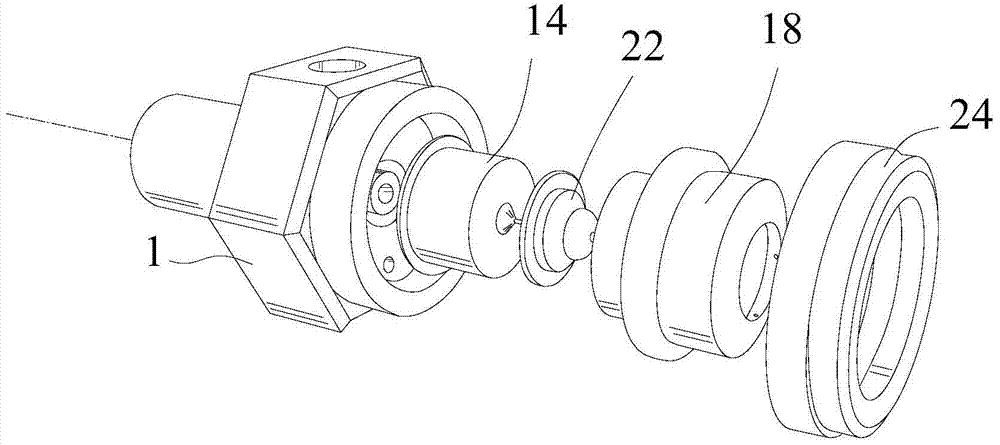 A high and low pressure internal and external hybrid air atomizing nozzle