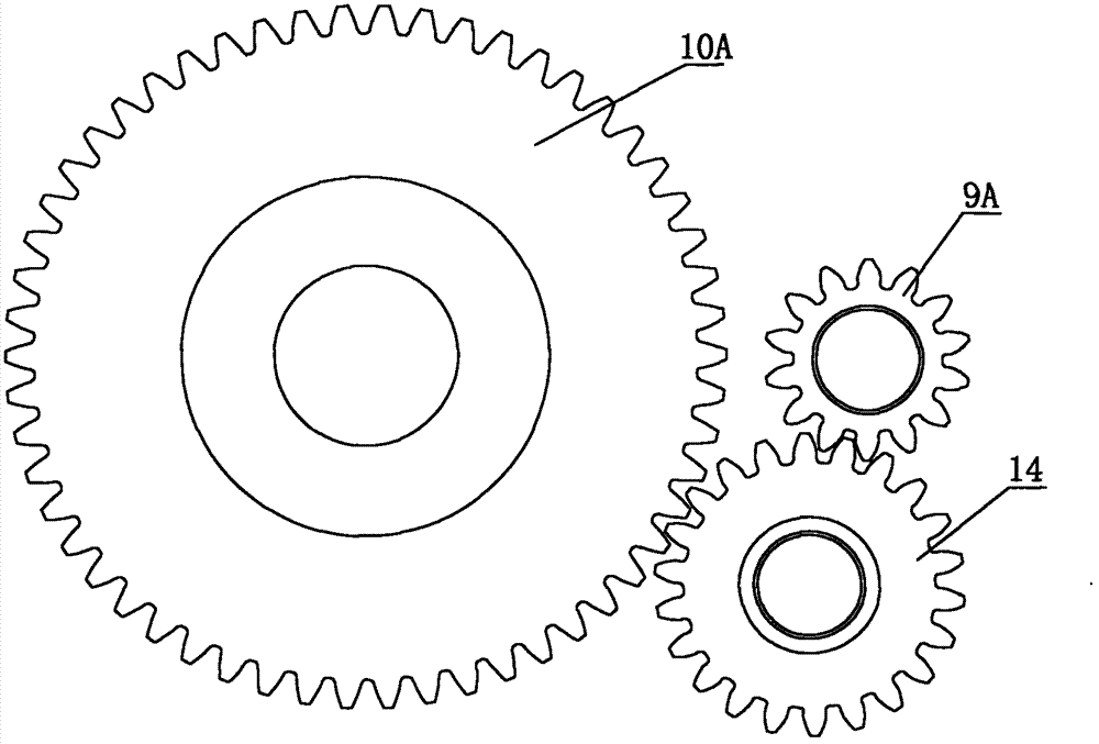 Forward-and-backward rotation variable-speed hub motor
