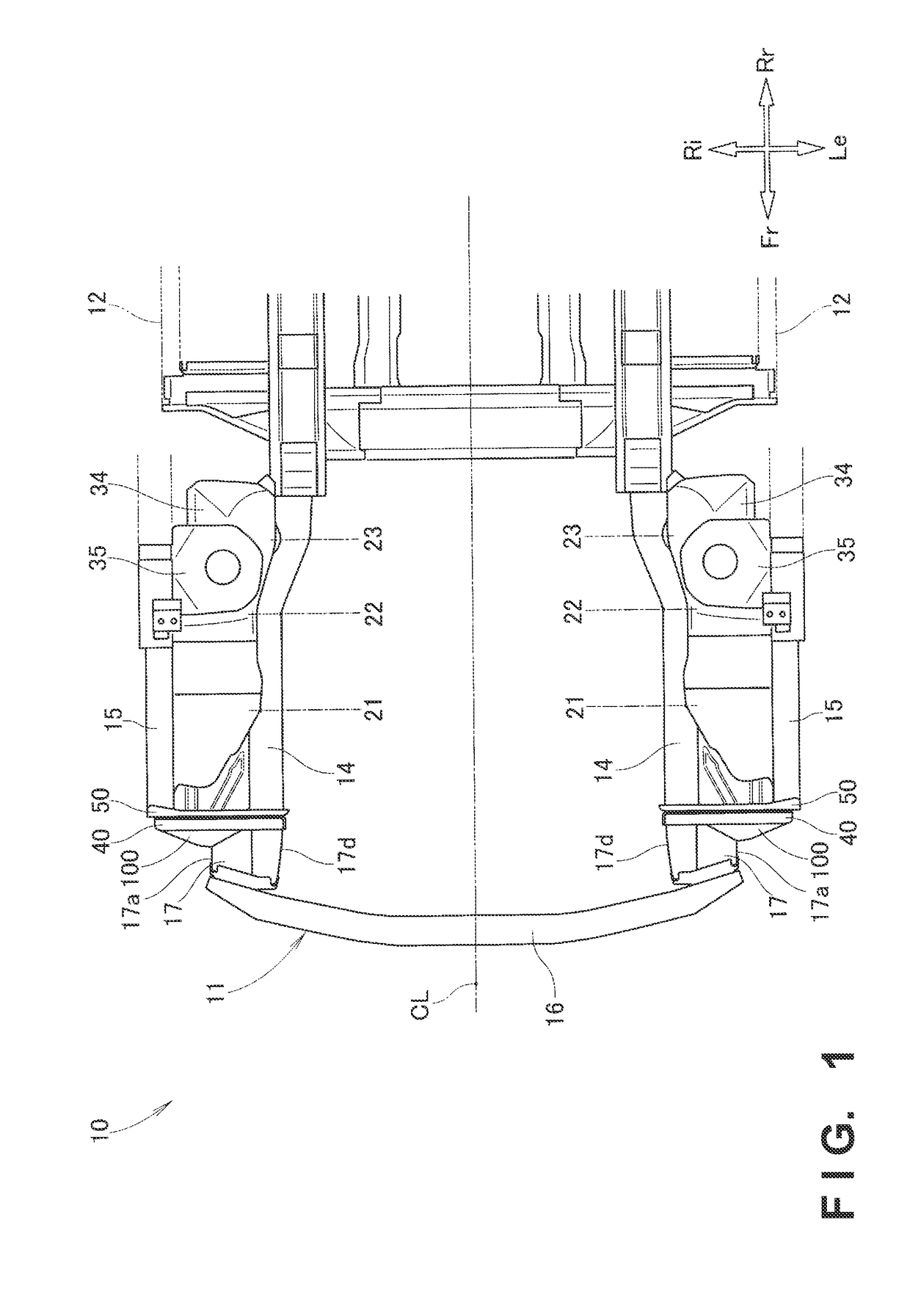 Vehicle body front structure